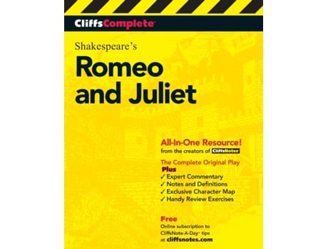 Livro CliffsComplete Shakespeare's Romeo and Juliet William Shakespeare, Karin Jacobson Ph.D. (Inglês)