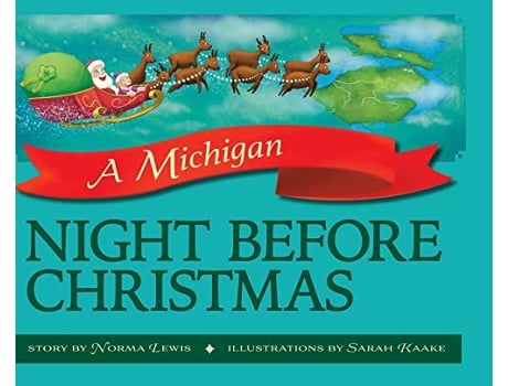 Livro A Michigan Night Before Christmas de Norma Lewis (Inglês)