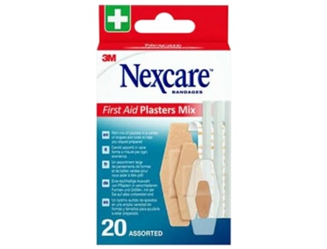 Nexcare First Aid Plasters Mix Pensos x20