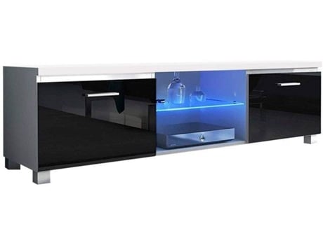 Móvel de TV SELECTIONHOME Branco - Preto