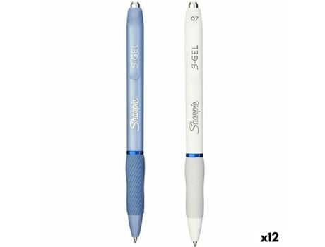 Esferográfica de Gel Sharpie S-Gel Azul Branco 0,.