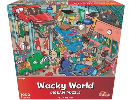 Puzzle wacky world garage 1000 peças