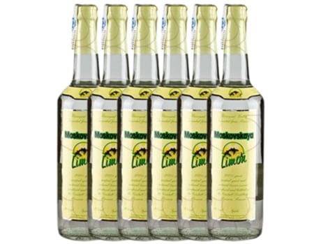 Vodka MOSKOVSKAYA Moskovskaya Lemon (0.7 L - 6 unidades)