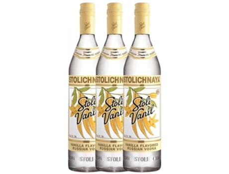 Vodka STOLICHNAYA Stolichnaya Vanil (0.7 L - 3 unidades)