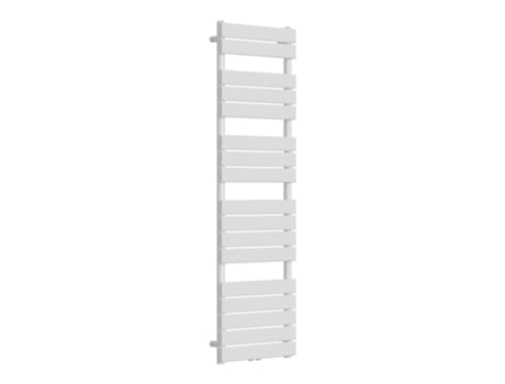 Radiador toalheiro Voss 844 W 17 lâminas de aço 160x50cm Branco NEU.HAUS