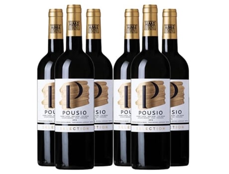 Caixa 6 Garrafas Vinho Pousio Selection Tinto 2019