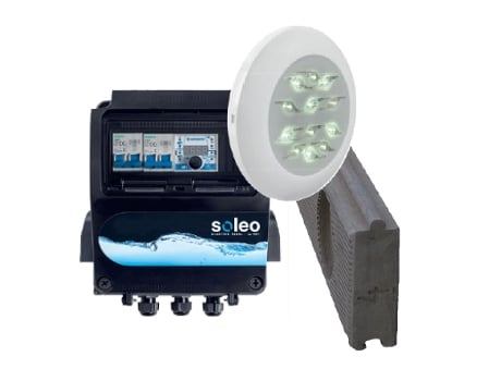 Valia Kit Iluminação 1 Projetor 12 Leds NATURALIS Luz Branca