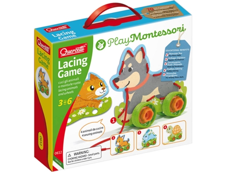 Jogo Educativo QUERCETTI Jogo Arte Visual Pixel 100 Pinos 4 Cores (Idade  Mínima: 3 Anos - 23 x 5,2 x 20 cm)