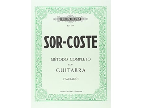 Livro Método De Guitarra de Napoléon Coste (Espanhol)