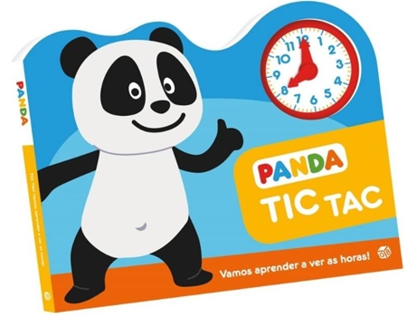 Livro Panda - Tic Tac Vamos Aprender as Horas