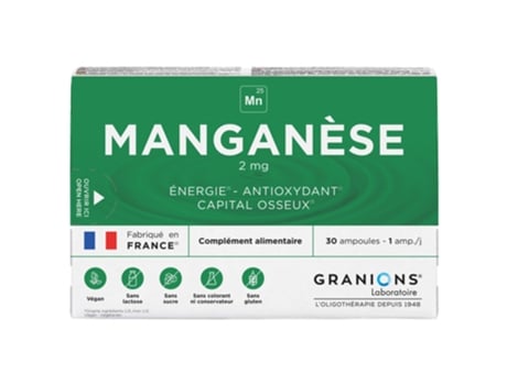 Manganês 30 Ampolas GRANIONS