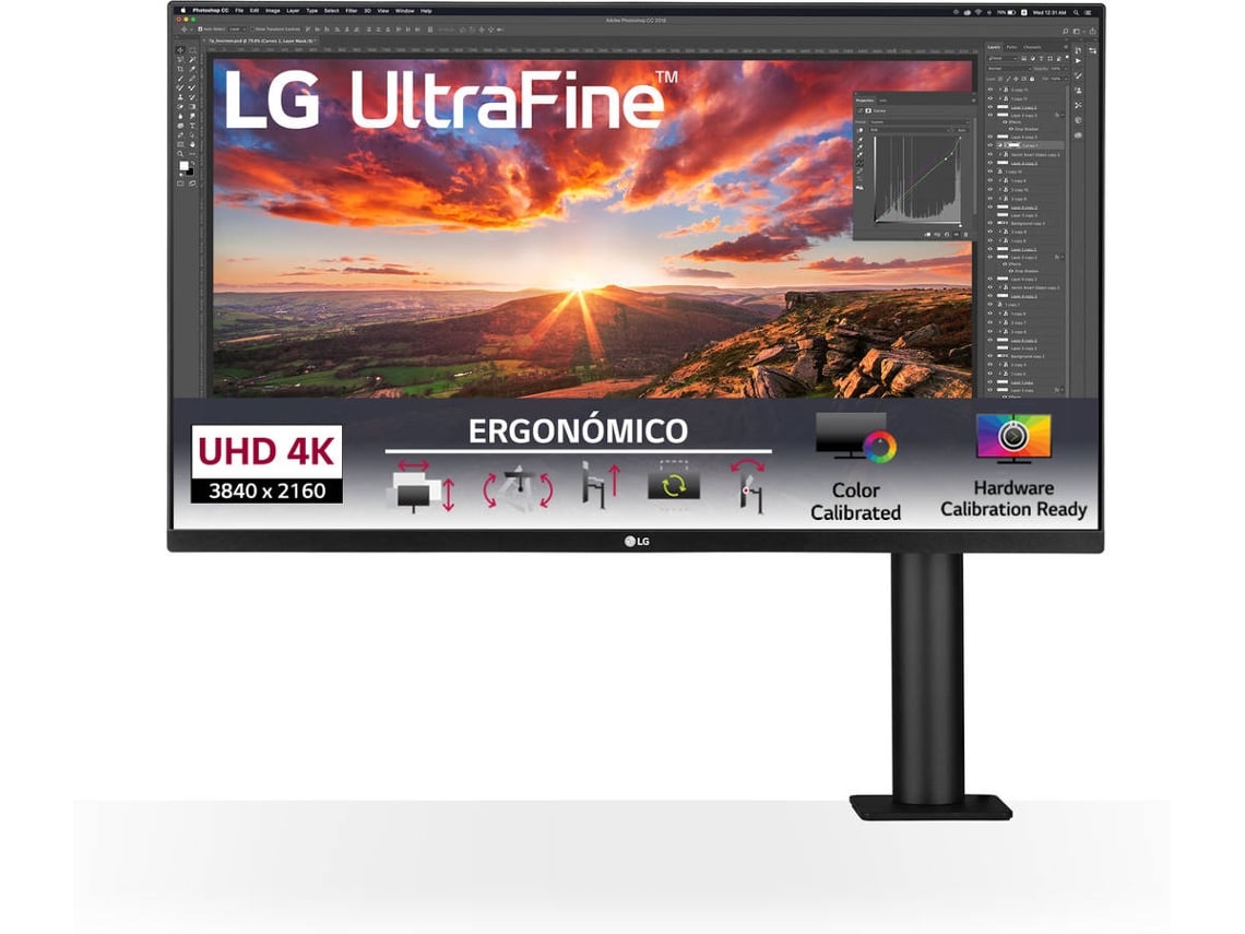 Monitor LG Ergo 32UN880P-B (27'' - UHD - 4K)