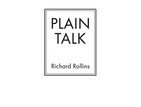 Livro Plain Talk de Richard Rollins (Inglês)