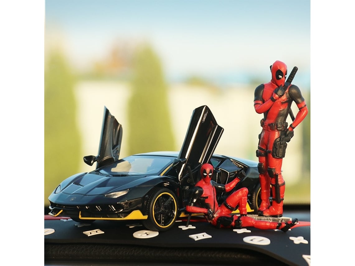 Deadpool Action Figure Car Interior Accessories Rearview Mirror
