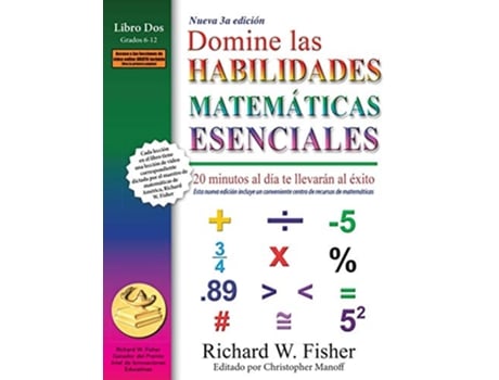 Livro Domine las Habilidades Matematicas Esenciales Spanish Edition de Richard W Fisher (Espanhol)