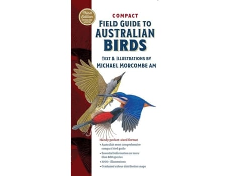 Livro Compact Field Guide to Australian Birds de Michael Morcombe (Inglês)