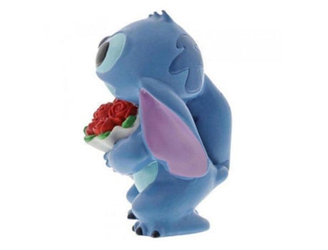 Enesco Figura Lilo & Stitch Costurar com Rosas 6 Cm