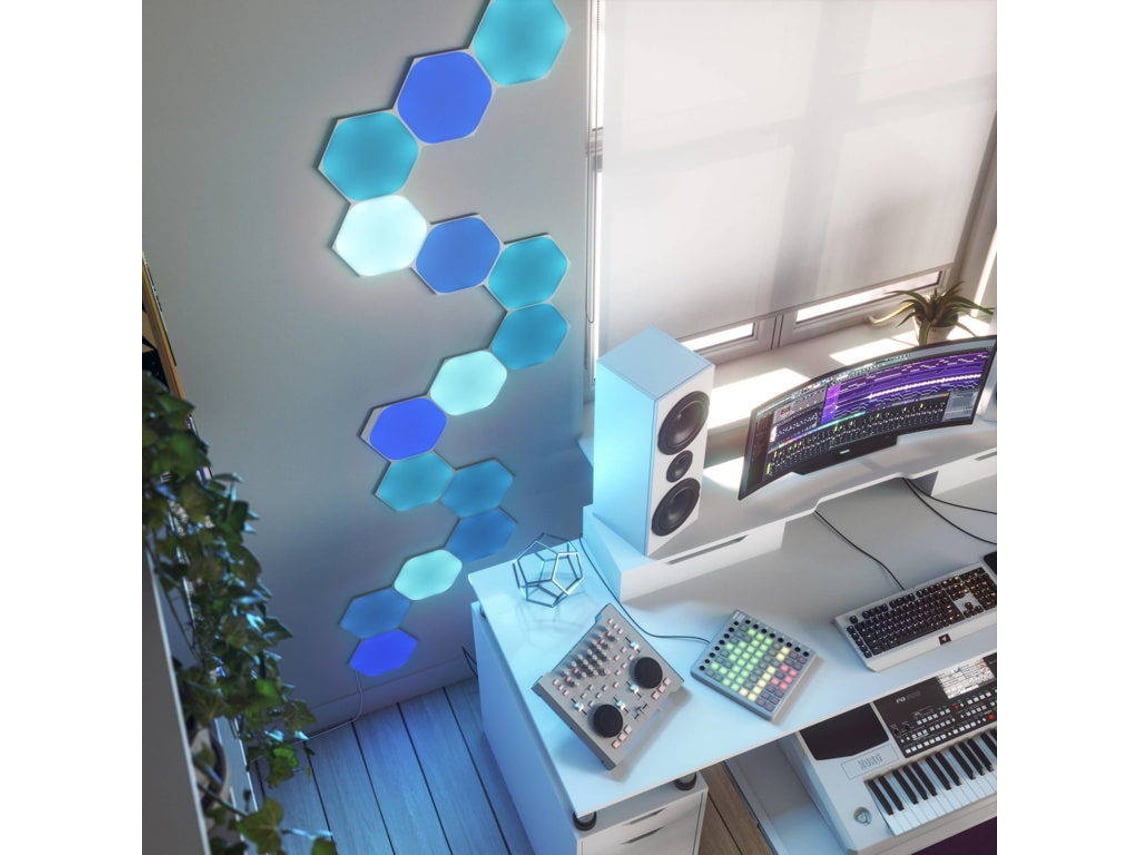 Nanoleaf Shapes Hexagonal Starter Kit 15 painéis de LED