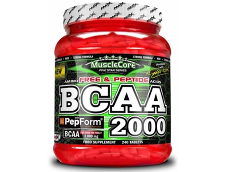 Suplemento Alimentar AMIX MUSCLECORE Bcaa 2000 240 Tabs (3 Comprimidos)