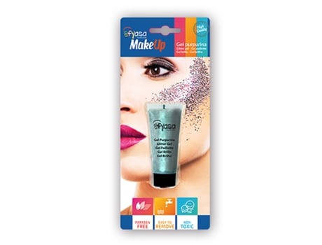 Adereço EUROCARNAVALES Gel De Glitter Prata 14Ml