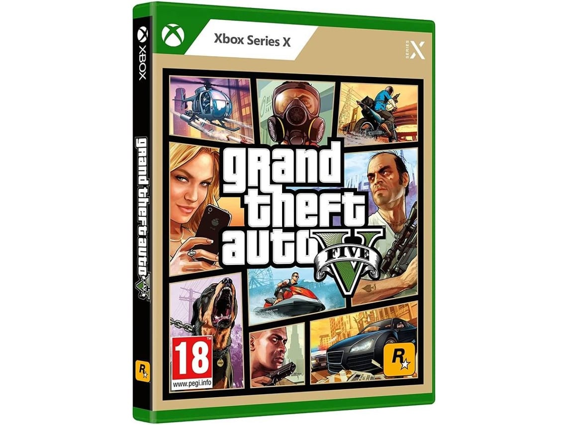 Jogo GTA 5, Grand Theft Auto V, Xbox One, Xbox Series X. - Limmax