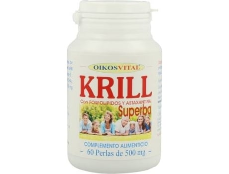 Chá OIKOS Krill Superba (60 pérolas de 500mg)