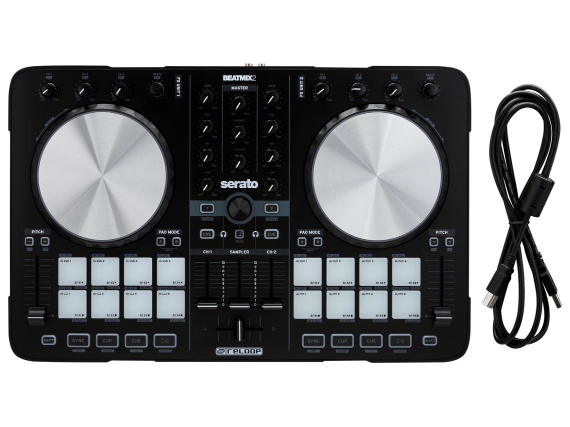 Controlador DJ RELOOP Beatmix 2 MK2 + Serato Intro | Worten.pt