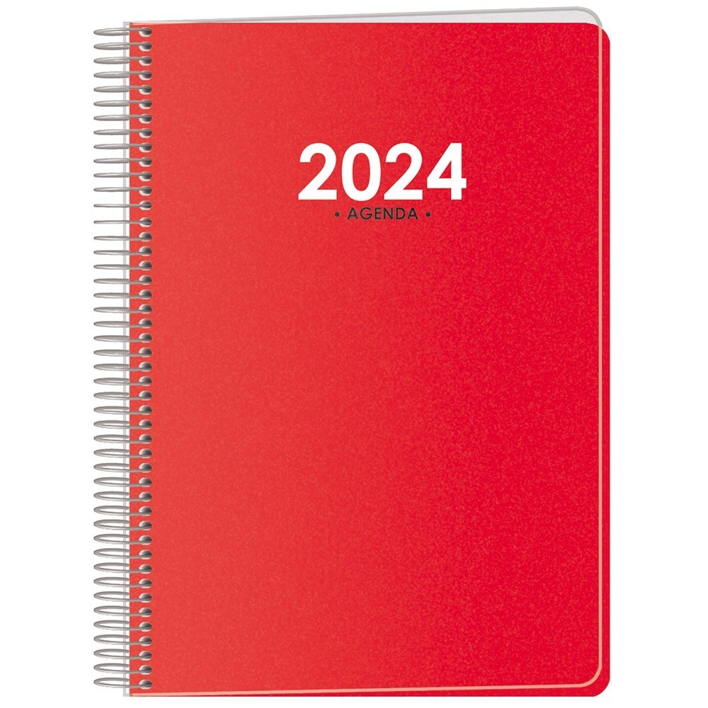 Agenda 2024 / a5 / japonais libellule rouge / 15x21cm - Un grand marché