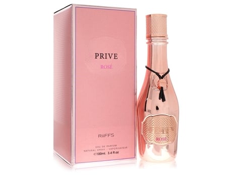 Perfume Feminino RIIFFS Prive Rose RIIFFS Eau de Parfum 3.4 Oz For Women 100 Ml