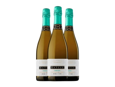 Espumante GATELL Ambrosia Brut Nature Cava Reserva (0.75 L - 3 Unidades)