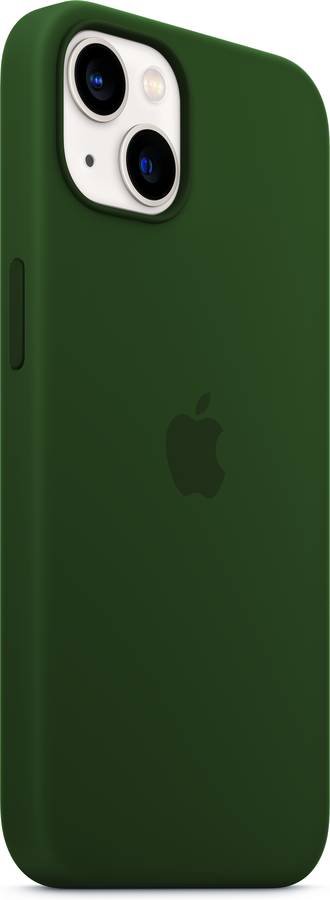 Capa Original Magsafe Iphone 13 Pro Silicone Verde Trevo