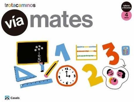 Livro Vía Mates 4 Años Talleres Y Rincones de Vários Autores (Espanhol)