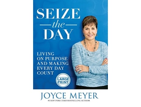 Livro Seize the Day de Joyce Meyer (Inglês - Capa Dura)