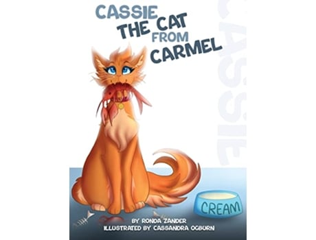 Livro CassieThe Cat from Carmel de Ronda Zander (Inglês)