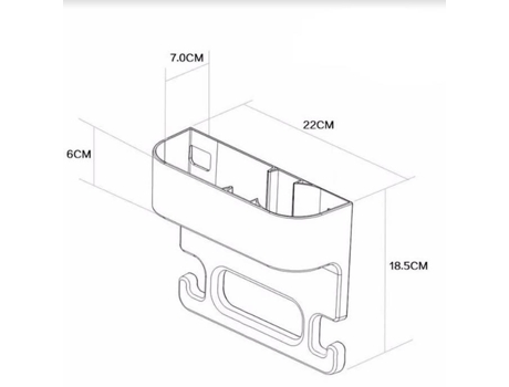 Organizador Carro Para Rear Seat