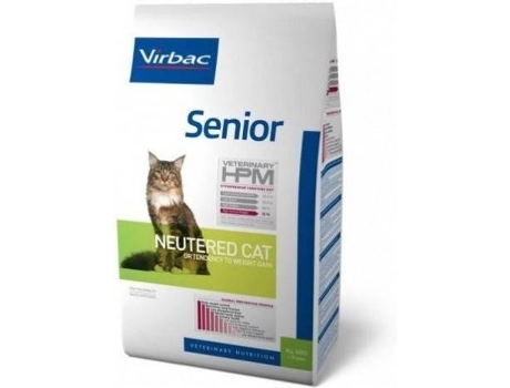 Ração para Gatos  Neutro (3Kg - Seca - Sénior - Castrados)