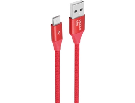 Cabo  New Fashion (USB - MicroUSB - 1.5 m - Vermelho)