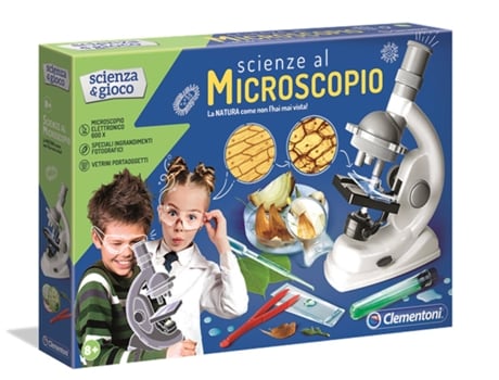 Jogo didático Quebra-cabeça do microscópio