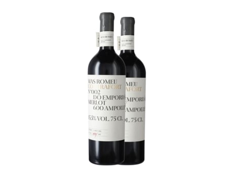 Vinho MAS ROMEU Contrafort 002 Merlot Empordà (0.75 L - 2 Unidades)