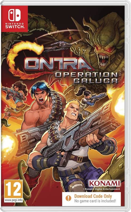 Jogo Nintendo Switch Contra: Operation Galuga (Código de Descarga na Caixa)