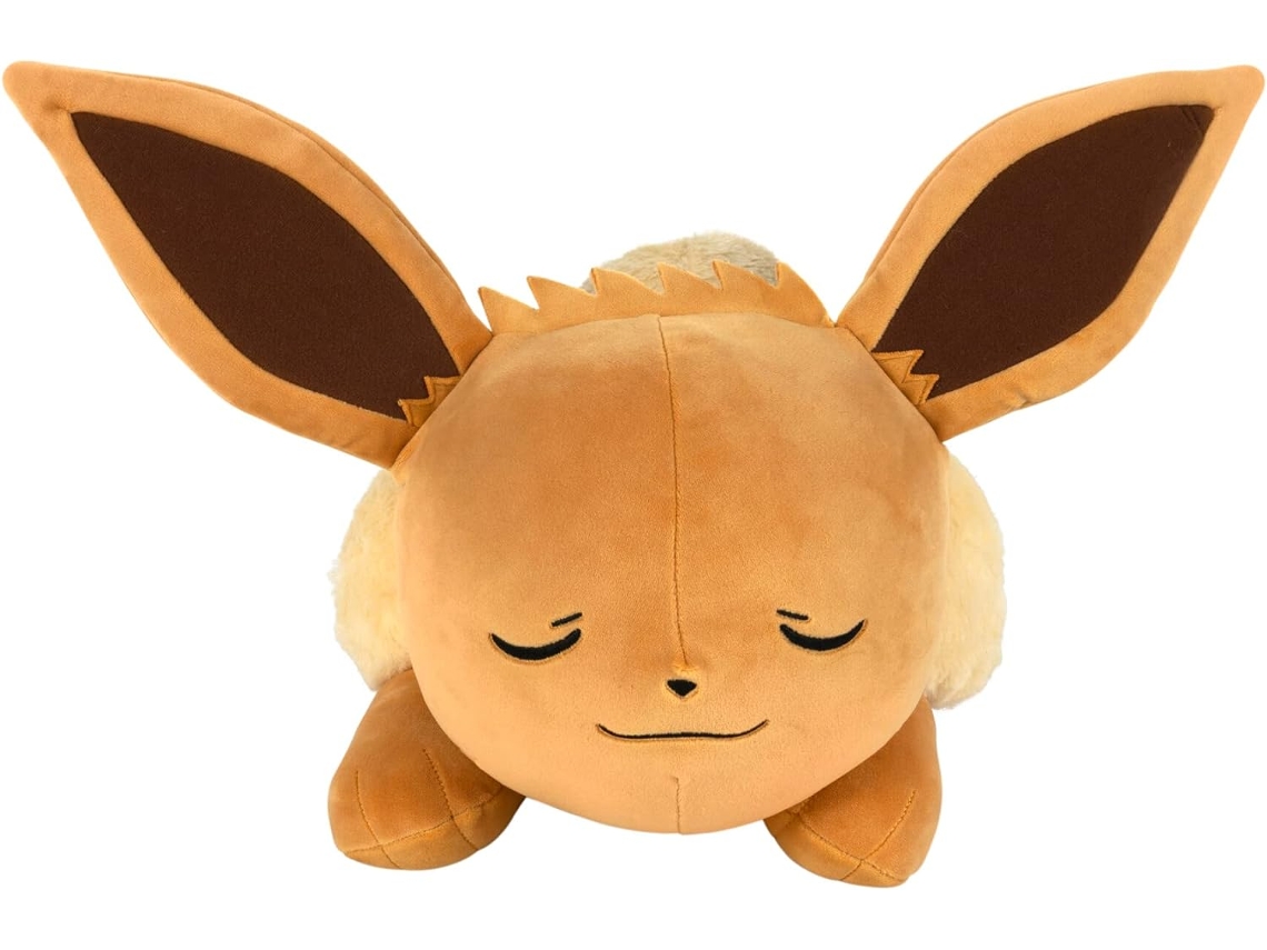 Peluche Eevee Dormindo Pokémon 45 Cms (Idade minima recomendada: 6 anos)