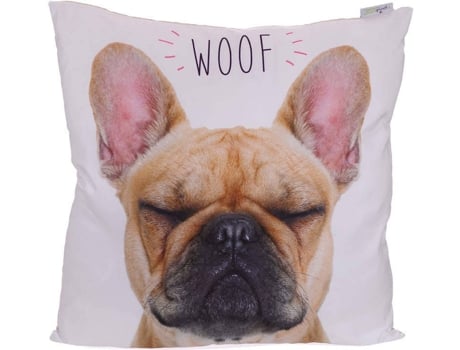 Almofada Decorativa PUCKATOR Woof Bulldog Francês