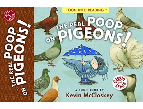 Livro the real poop on pigeons! de kevin mccloskey (inglês)