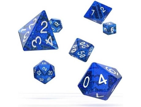 Jogo de Dados OAKIE DOAKIE Dice RPG Speckled (Azul)