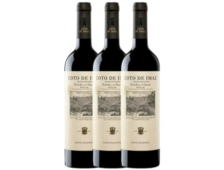 Vinho COTO DE RIOJA Coto De Rioja Coto De Imaz Tempranillo Rioja Gran Reserva (0.75 L - 3 unidades)