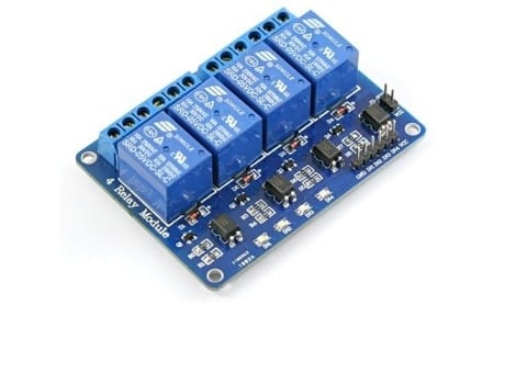 Módulo de Relé 5Vdc de 4 Canais para Funduino / Arduino