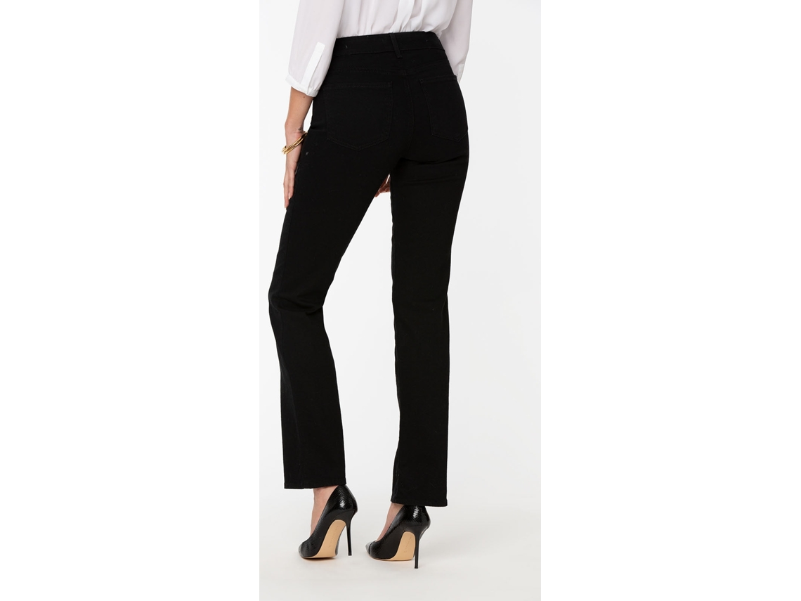 Marilyn Straight Jeans Black Premium Denim Black NYDJ 30