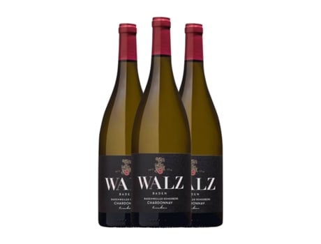 Vinho branco WALZ Römerberg Chardonnay Seco Baden (0.75 L - 3 Unidades)