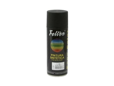 Spray pintura negro mate 400ml