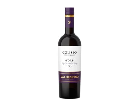 Vinho fortificado VALDESPINO Amontillado Coliseo V.O.R.S. Palomino Fino Jerez-Xérès-Sherry Garrafa Medium (0.5 L - 1 Unidade)